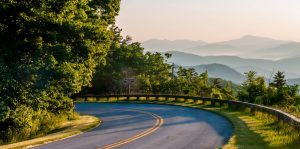 The Blue Ridge Parkways in Asheville NC